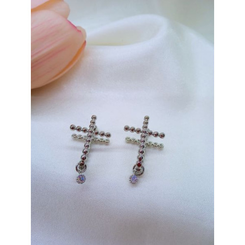 Сережки хрестики Сережки хрестики
