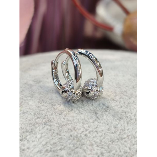 Сережки з цирконами