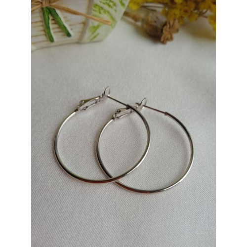 Сережки кільця 4см