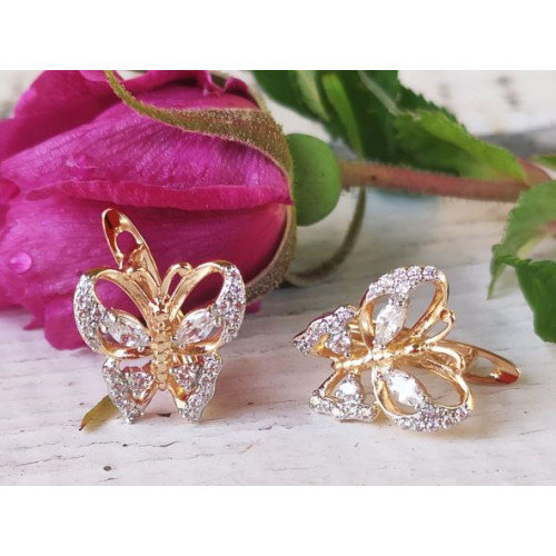 Сережки метелики