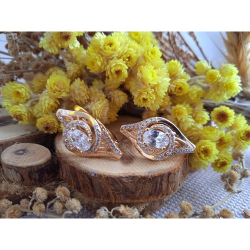 Сережки з цирконами Сережки з цирконами