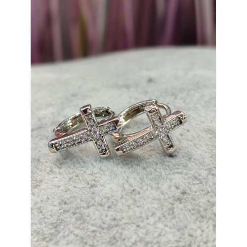 Сережки хрестики