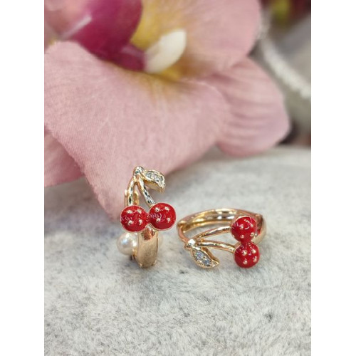 Сережки вишеньки Сережки вишеньки