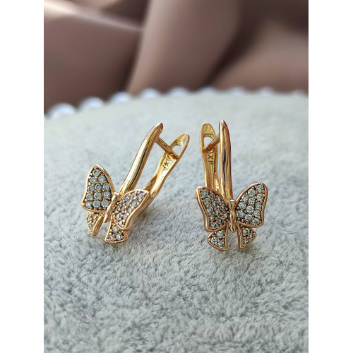 Сережки метелики 