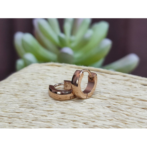 Сережки кільця сталь 1,0см