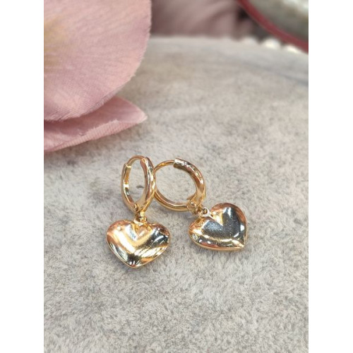 Сережки сердечка Сережки сердечка