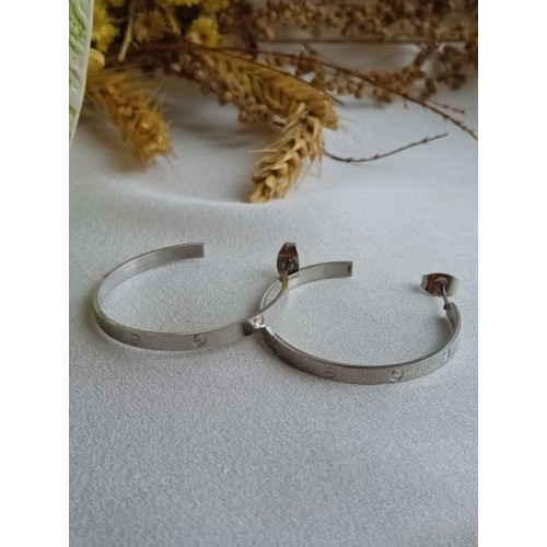 Сережки кільця сталь