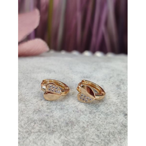 Сережки сердечка