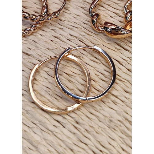 Сережки кільця 1,4см