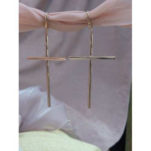 Сережки хрестики Сережки хрестики