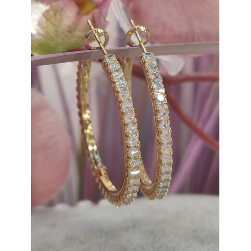 Сережки кільця 3,5см