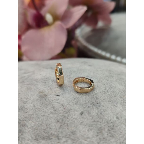 Сережки кільця, фактурні