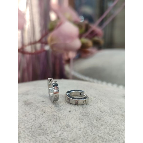 Сережки кільця сталь