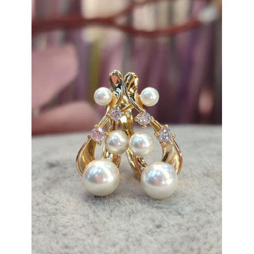 Сережки з перлинками