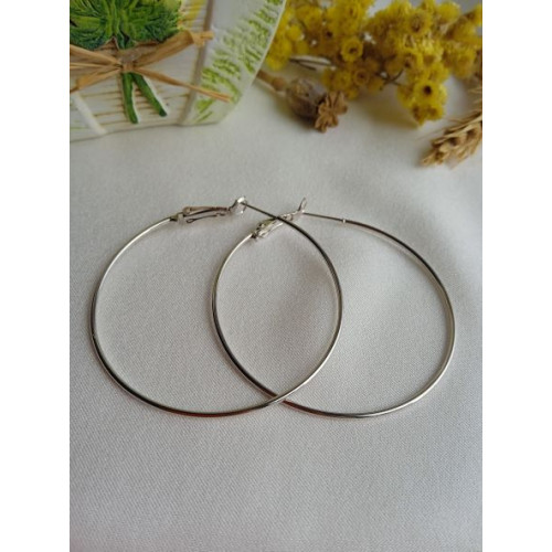 Сережки кільця 6см Сережки кільця 6см